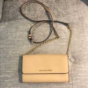 Michael Kors JetSet Saffiano Large Phone Crossbody